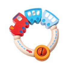 HABA 叮叮噹火車造型搖鈴, 混色, 37.3*27*4.5cm