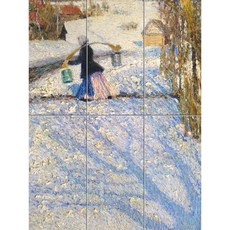 Western-088 挑水女人的樣子 6個, 混合色