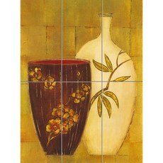 Abstract-149 백자와 검은 도자기의 어울림-II 6개, 혼합색상