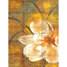 抽象-150 玉蘭花的美麗-I 6個, 混合色