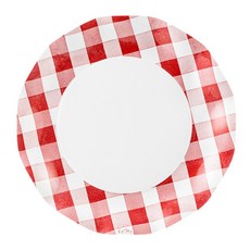 엑스트라 비쉬 레드 접시, 10개입, 1개
