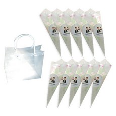웨딩 플라워샤워 10p, 피치, 1세트