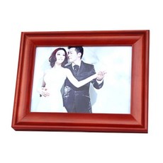 클래식 컬러우드 사진액자 스탠드형, 체리, 1개