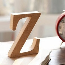 aryko 字母造型木製擺飾 Z款, 木頭, 1個