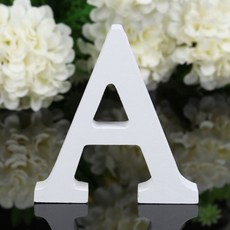아리코 나무장식 A3입, 화이트, 1개