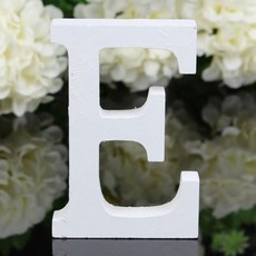 아리코 나무장식 E3입, 화이트, 1개