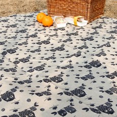 Happytool 貓頭鷹野餐墊, 單色