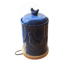 리버그린 도자기닭 양념통, 네이비, 1개