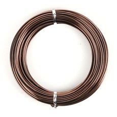 포비월드 칼라공예철사 2.0mm, 밤색, 2개