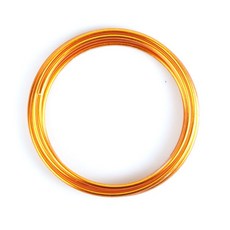 포비월드 메탈릭공예철사 3.2mm, 금색, 4개, 4개