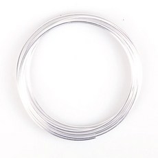 포비월드 메탈릭공예철사 2.0mm, 은색, 4개, 4개