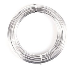 포비월드 칼라공예철사 2.0mm, 은색, 2개