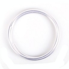 포비월드 메탈릭 공예철사 4.5mm, 은색, 4개