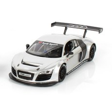 이티에스 1:14 아우디 R8 LMS, 실버, 길이 32cm x 넓이 14cm x 높이 9cm, 1개