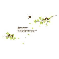 스티커라인 Gd83 러블리가든, 초코 + 올리브라이트그린