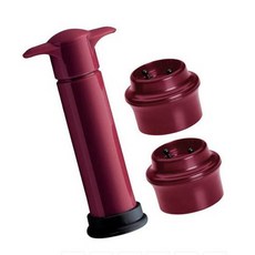 GHIDINI 真空紅酒瓶塞抽氣器, 3p（真空泵 1p，插頭 2p）, 1套