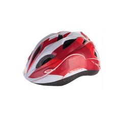 CHAMP 自行車用彩繪風格安全帽, 紅色