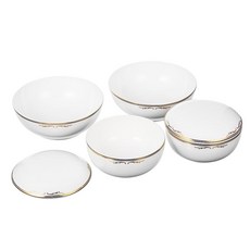 HANKOOK CHINAWARE 印花陶瓷餐碗 6入組, 混色, Sum（上）2p + Sum（下）2p，款待 2p