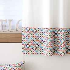 decotonik 印花窗簾, 粉色的, 300 x 230 厘米