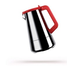 VICEVERSA 咖啡廳或咖啡機摩卡壺 2 杯紅色, 1個