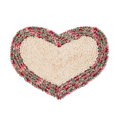 心形荷葉邊地墊, 混色