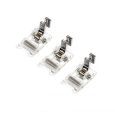 미싱바끼 로라노루발 고정형, 혼합 색상, 3개