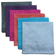 Maison Textile亞麻餐巾鮮豔, 餐巾紙 6p