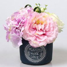 Provence Korea愛繡球花盆, 紫色 粉色