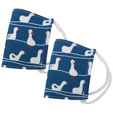 MIMIKID 孩童印花平面口罩 2入