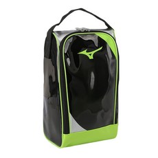 미즈노 신발가방, 검정+연두, 1개