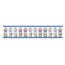 홈앤아이디어 QBS-108 띠벽지 스티커, 혼합 색상