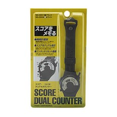 雙計數器計分器腕錶類型, 黑色的, 1個