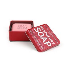 鐵盒裝覆盆子蘇格蘭肥皂, 100g, 1個