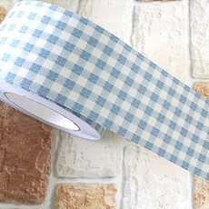 월드디자인 시트지, 체크블루, 8 x 1500 cm