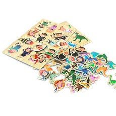 노리터 자석퍼즐, 3세 이상, 2종 (직업,공룡), 1개