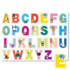 노리터 글자자석교구, 1개 (영어 26입), 30 x 22 cm, 혼합 색상, 1개