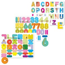 노리터 글자자석교구, 1개 (한글, 알파벳, 숫자), 30 x 22 cm, 혼합 색상, 1개