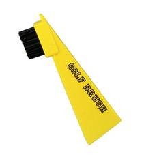 LITE 高爾夫球桿專用刷, 黃色, 1個