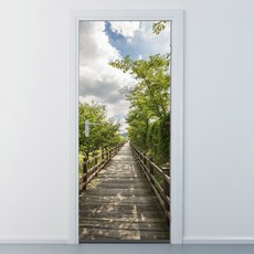 浪漫倉庫 玄關門貼紙, 散步