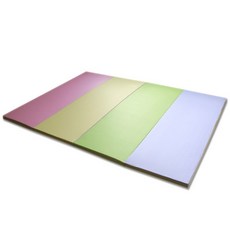 루키디자인 TN 확장형 4단 폴더매트 2개, 크리미마카롱