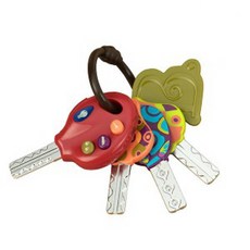 Brandb 幸運鑰匙圈玩具, 紅色
