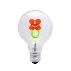다크스티브 Smilely Flower DSB07-OG, 오렌지 + 그린, 1개