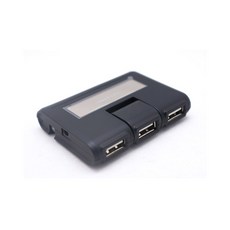 Spire 黑色帶延長線，適用於智能手機 OTG 集線器 + 讀卡器組合 PC, SP-MH500, 黑色, 1個