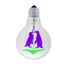 企鵝樂園 DSB12-VG, 紫+綠, 1個