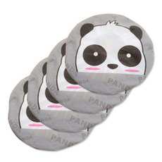 아리코 방수샤워캡 4입, 수줍은팬더