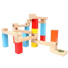 키움하우스 브릿지마블33피스 원목블록, 3세이상, 1개