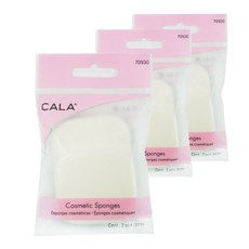 CALA 方形粉撲 2入, 單色, 3入