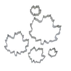 植物造型餅乾模具組, 1套, 5p（楓木 5p）