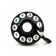 Kikerland Dring 飲用自行車鈴 旋轉, 混色, 1個