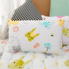 BEAUTE HOUSE 波紋棉質枕頭, 星兔黃